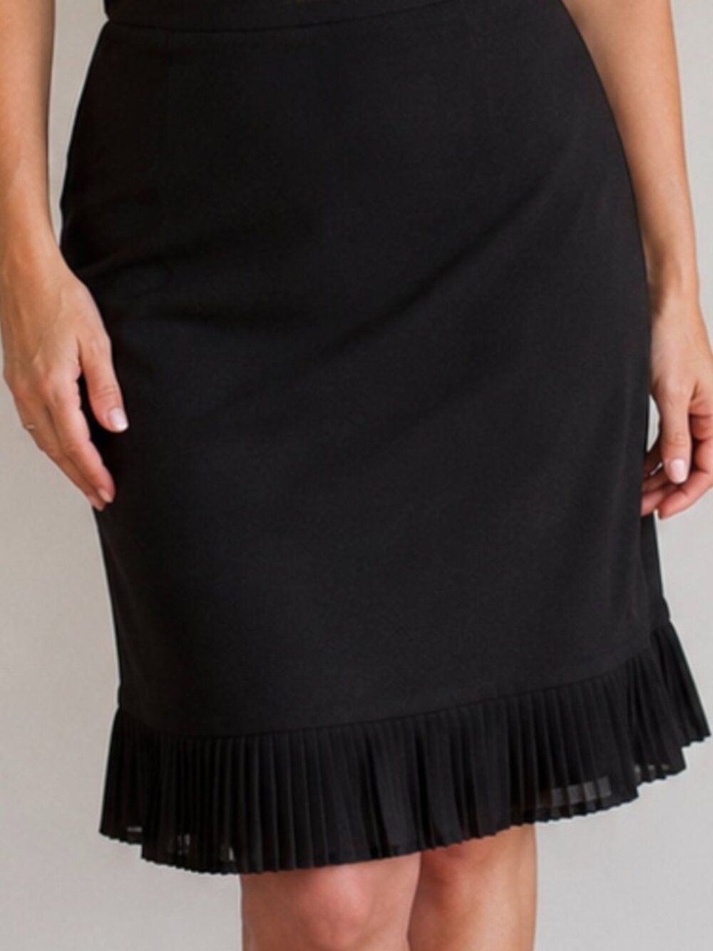 Vintage 1990s DKNY Pleated Hem Skirt Size Large